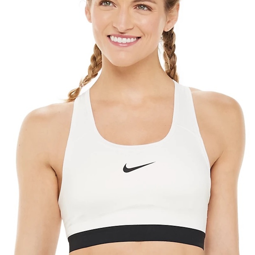 White Nike Sports Bra